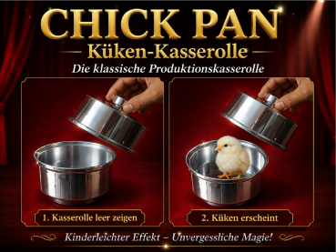 Chick Pan (Aluminum)  - die Taubenkasserolle im Miniaturformat